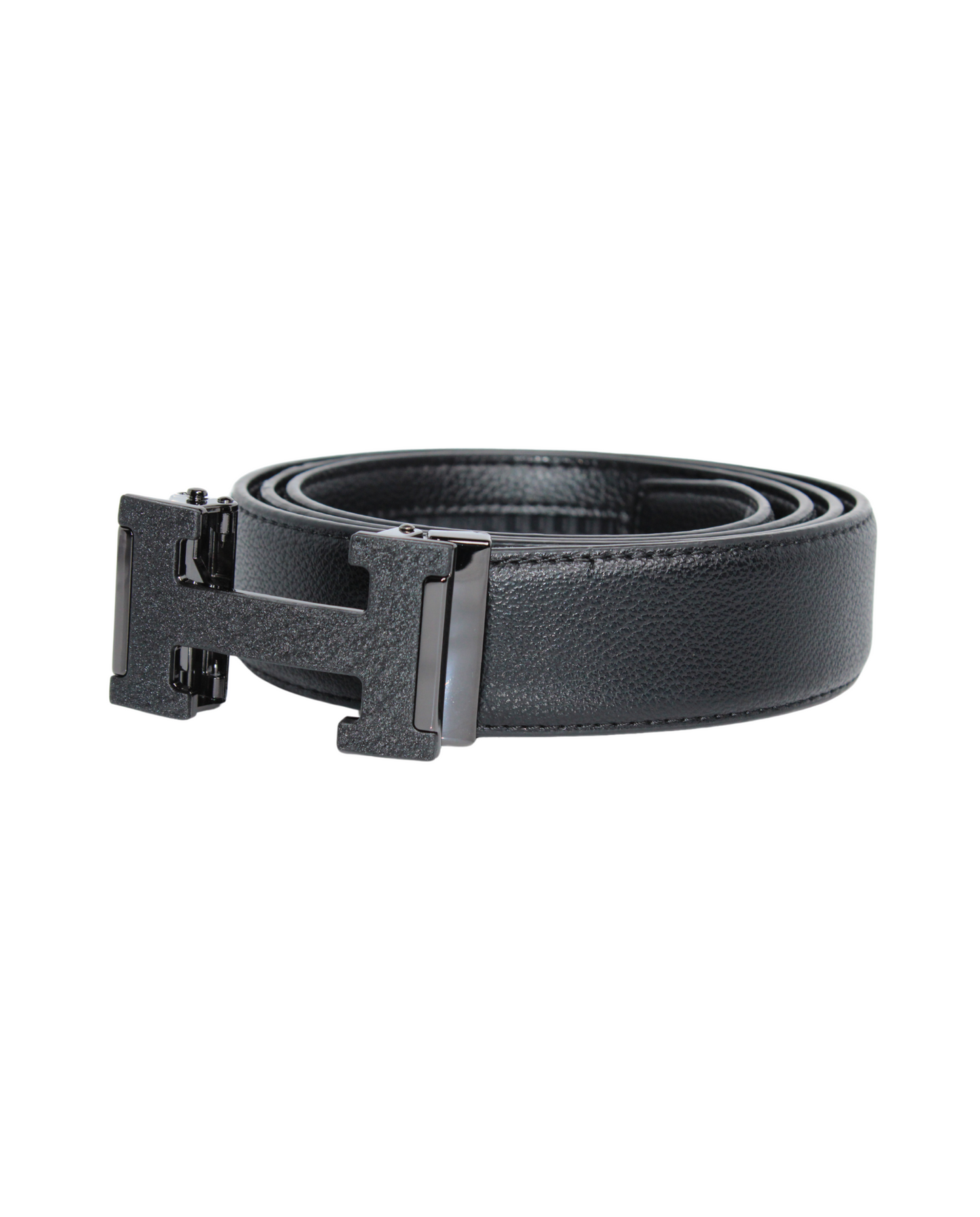 Men's Belt Black Adjustable Rachet No Holes