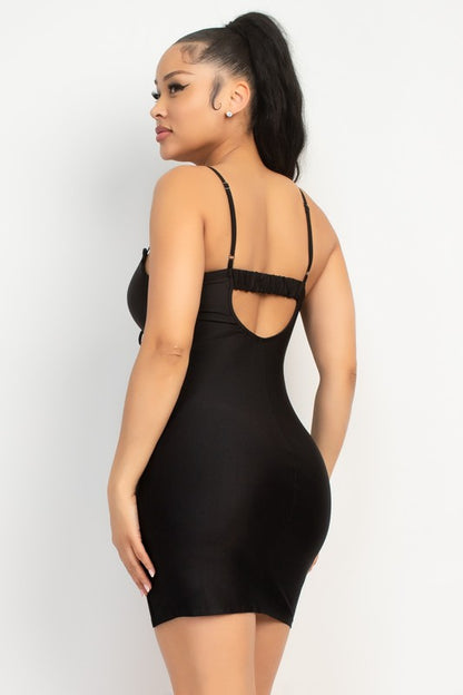 Black Mini Dress Linen