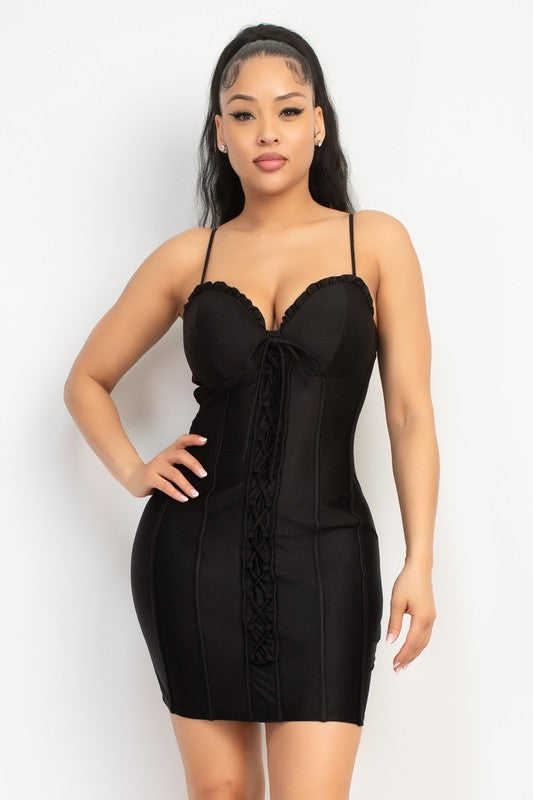 Black Mini Dress Linen