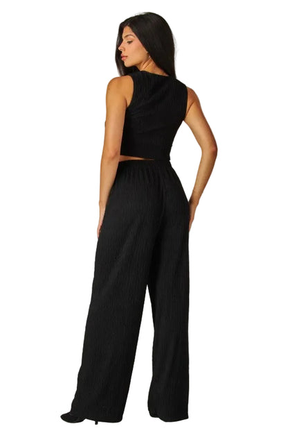 Vest Top And Pants Set 2pc High Stretch