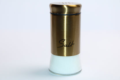 Salt and Pepper Set Gold Elegant Shakers 2Pc