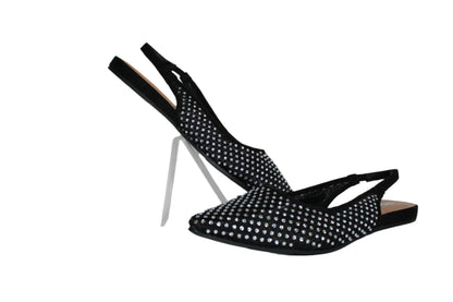 Humming Rhinstone Jewel Mesh Upper Falts