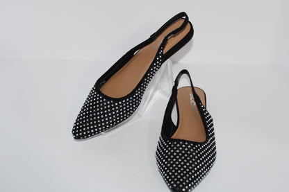 Humming Rhinstone Jewel Mesh Upper Falts
