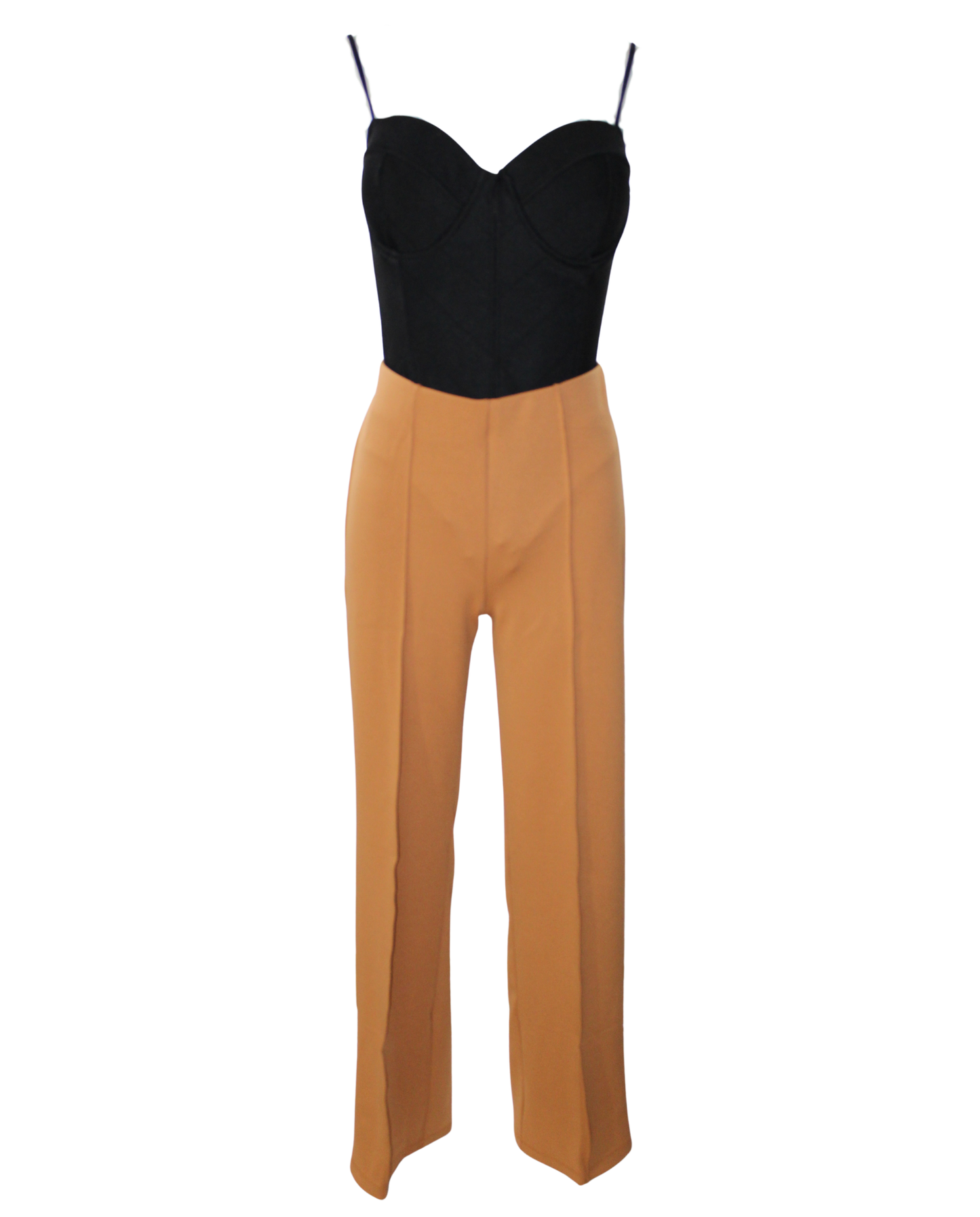 Bodysuit Top High Compression Tummy Control With Back Zipper and Adjustable Straps
