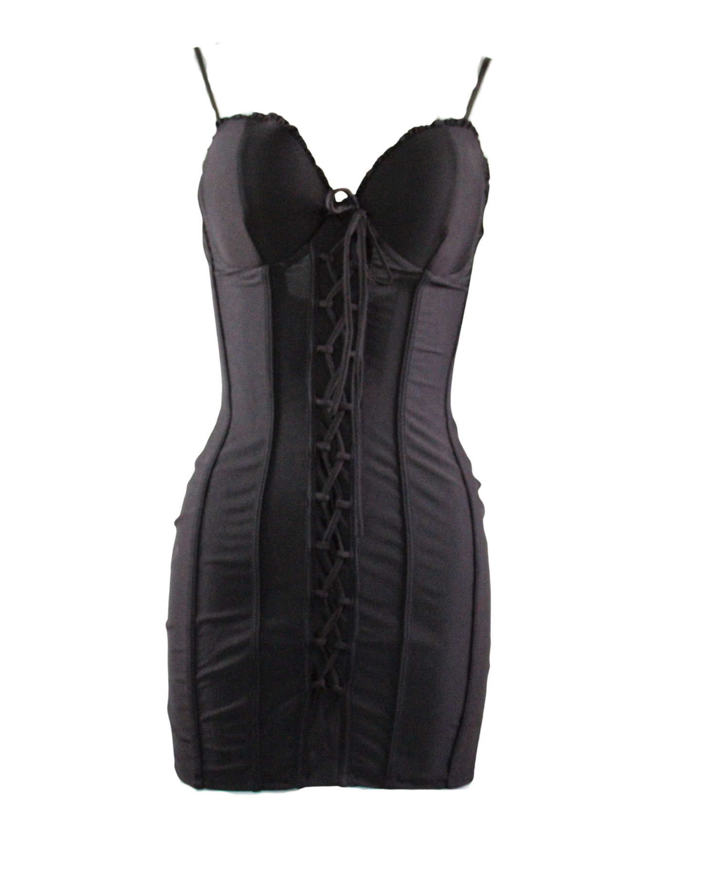 Black Mini Dress Linen