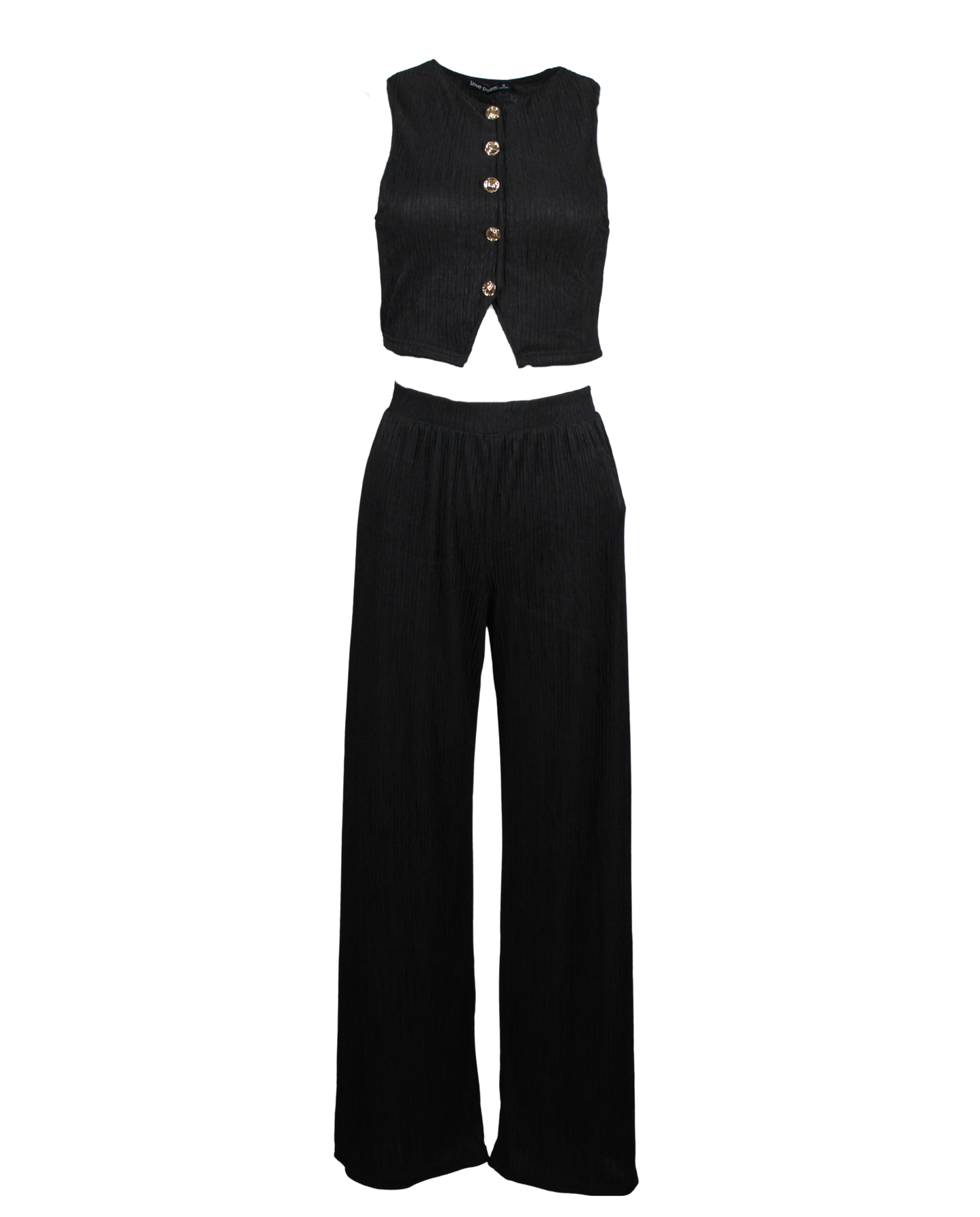 Vest Top And Pants Set 2pc High Stretch