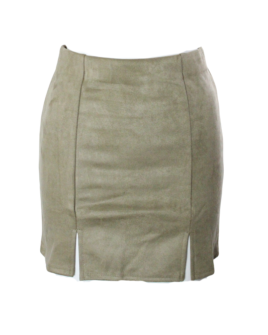 Mini Skirt Medium Stretch Double-slide
